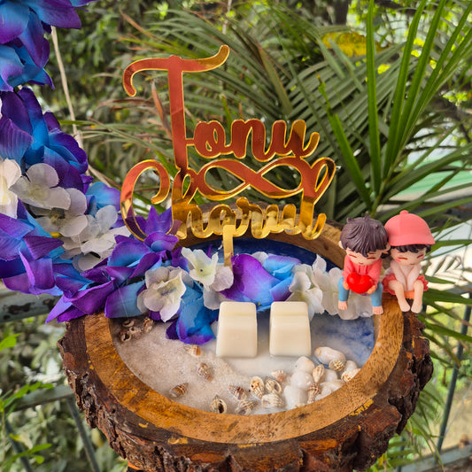 Ocean Orchid Engagement platter