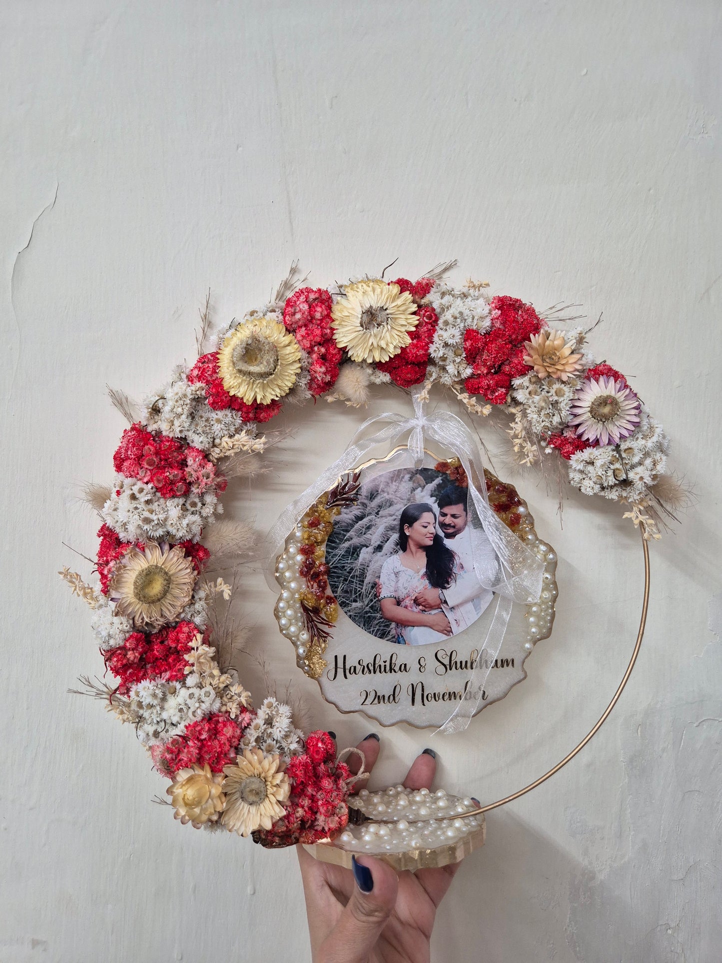 Floral Wreath Frame