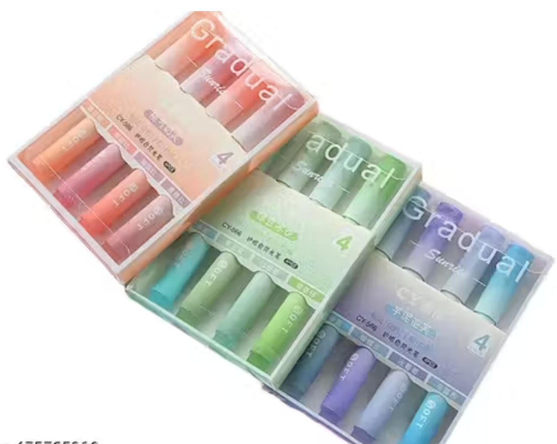 Pastel Gradient Highlighter Pens