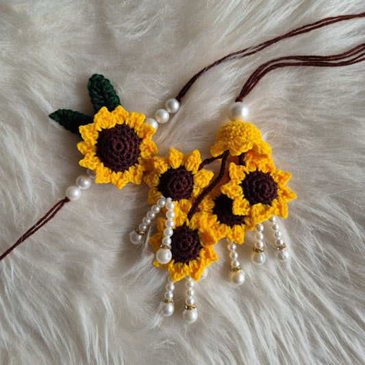 Sunflower Rakhi Pair