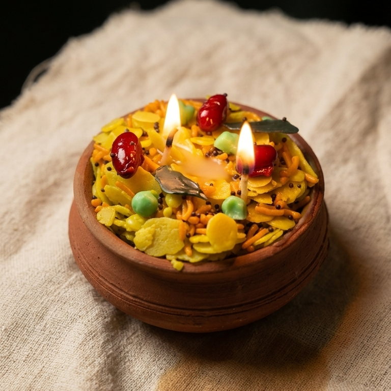 Poha Candle