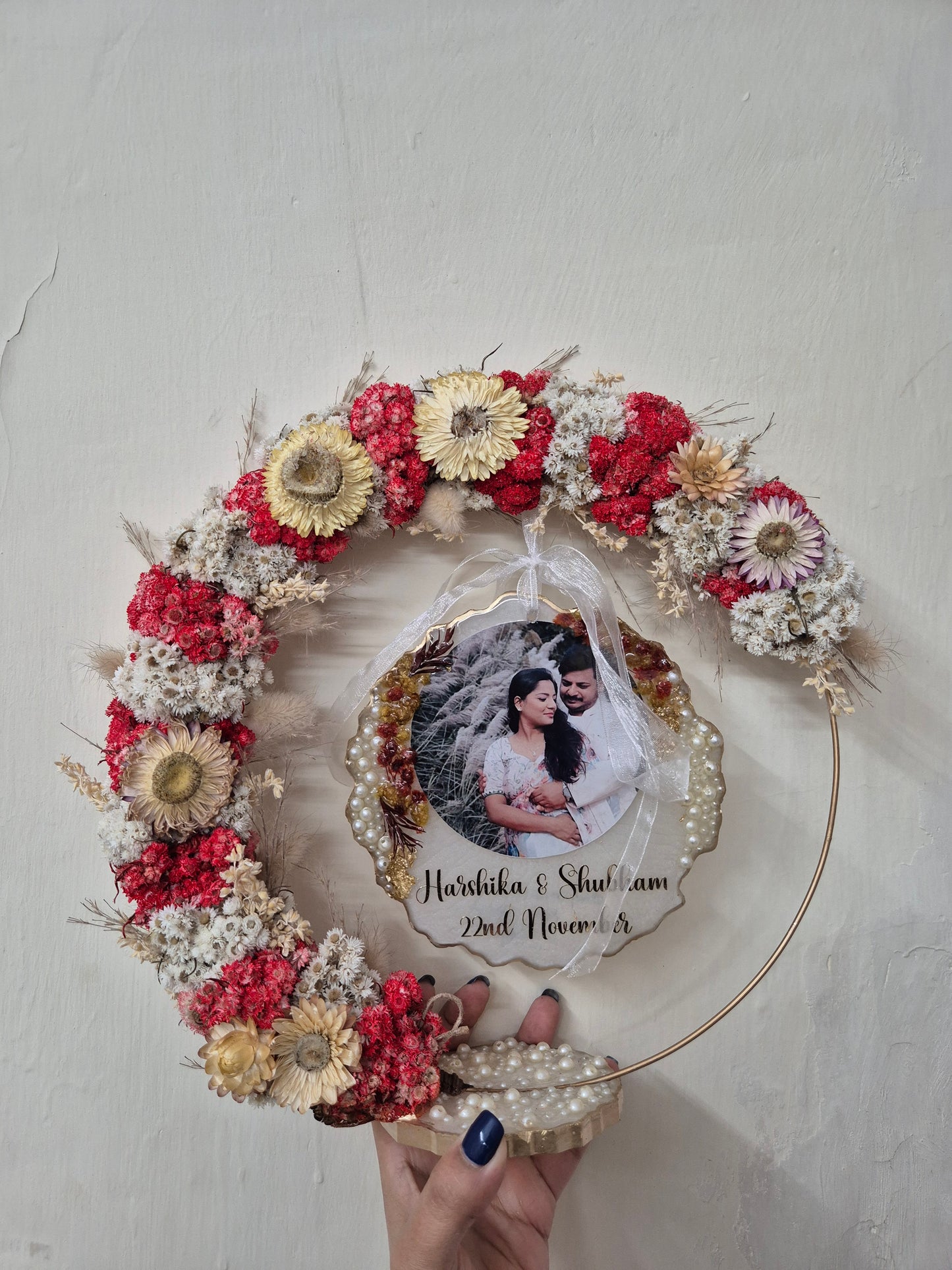 Floral Wreath Frame