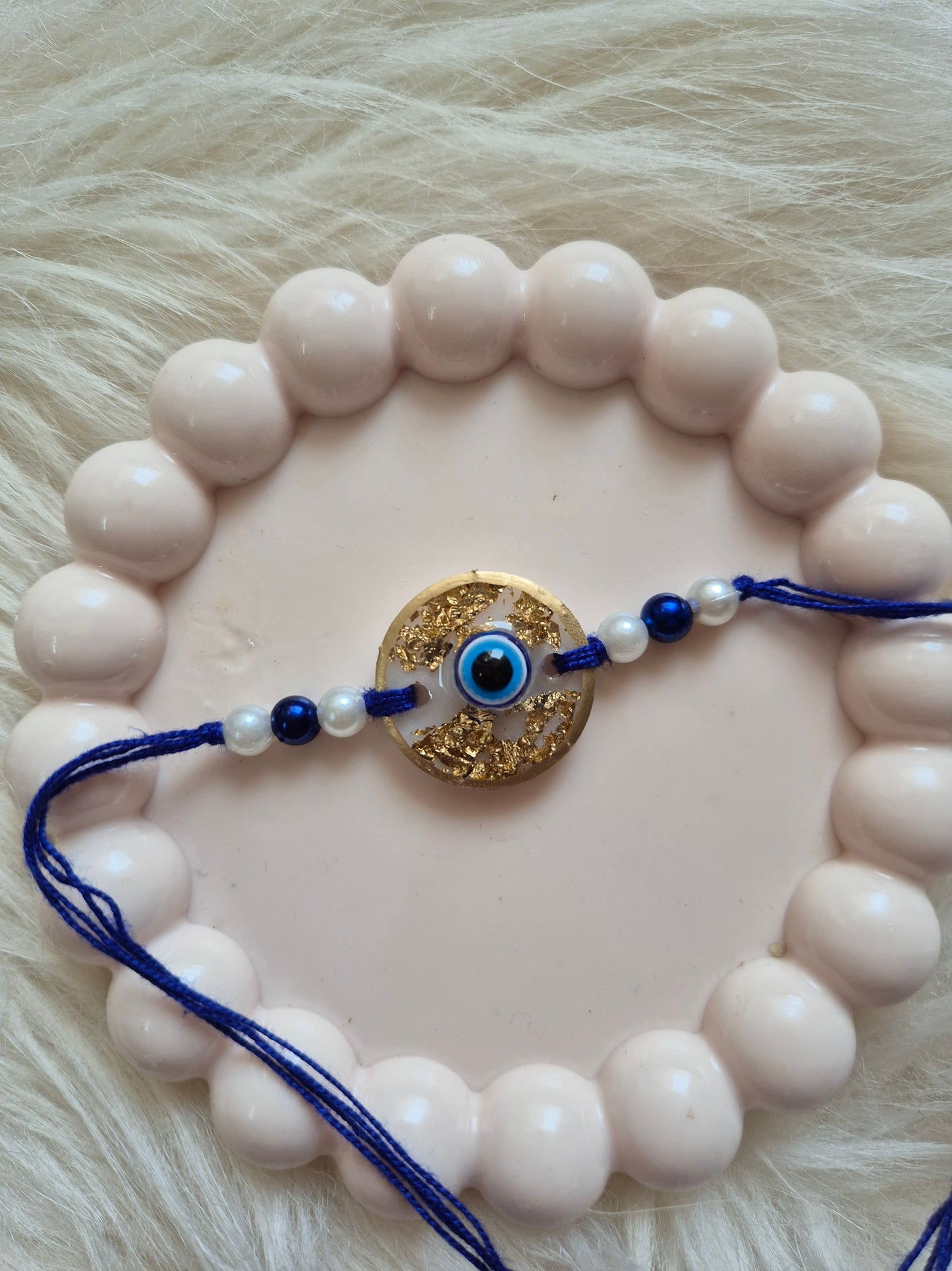 Evil Eye Resin Rakhi for Bhai