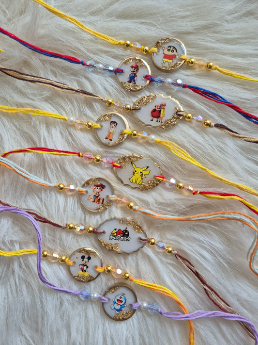Resin Rakhi For Bhai