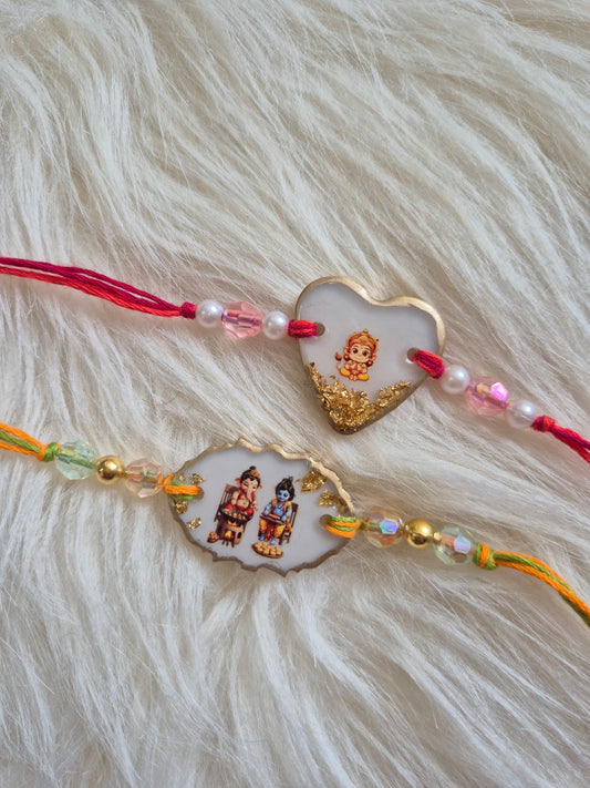Resin Rakhi for Bhai