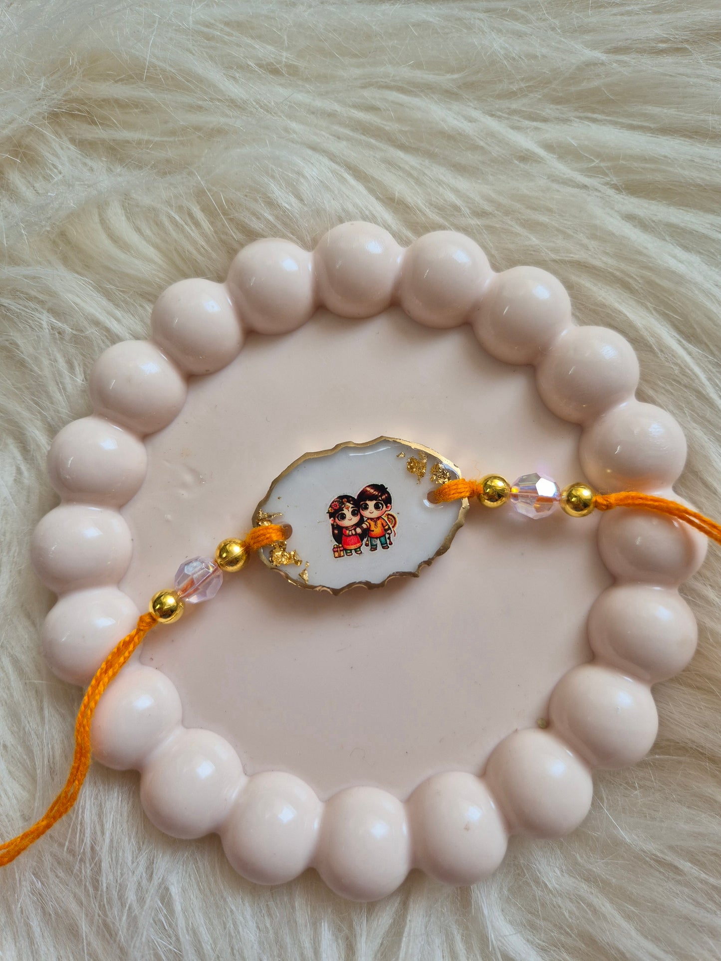 Resin Rakhi for bhai