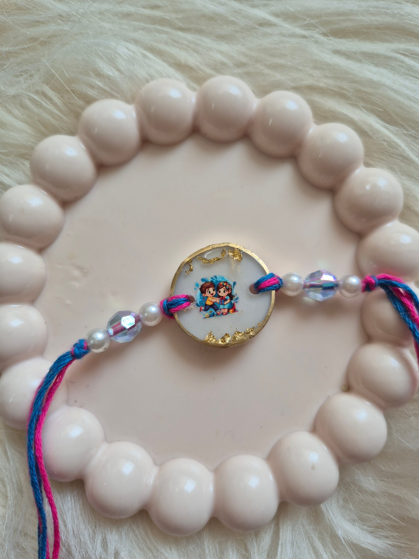 Resin Rakhi for bhai