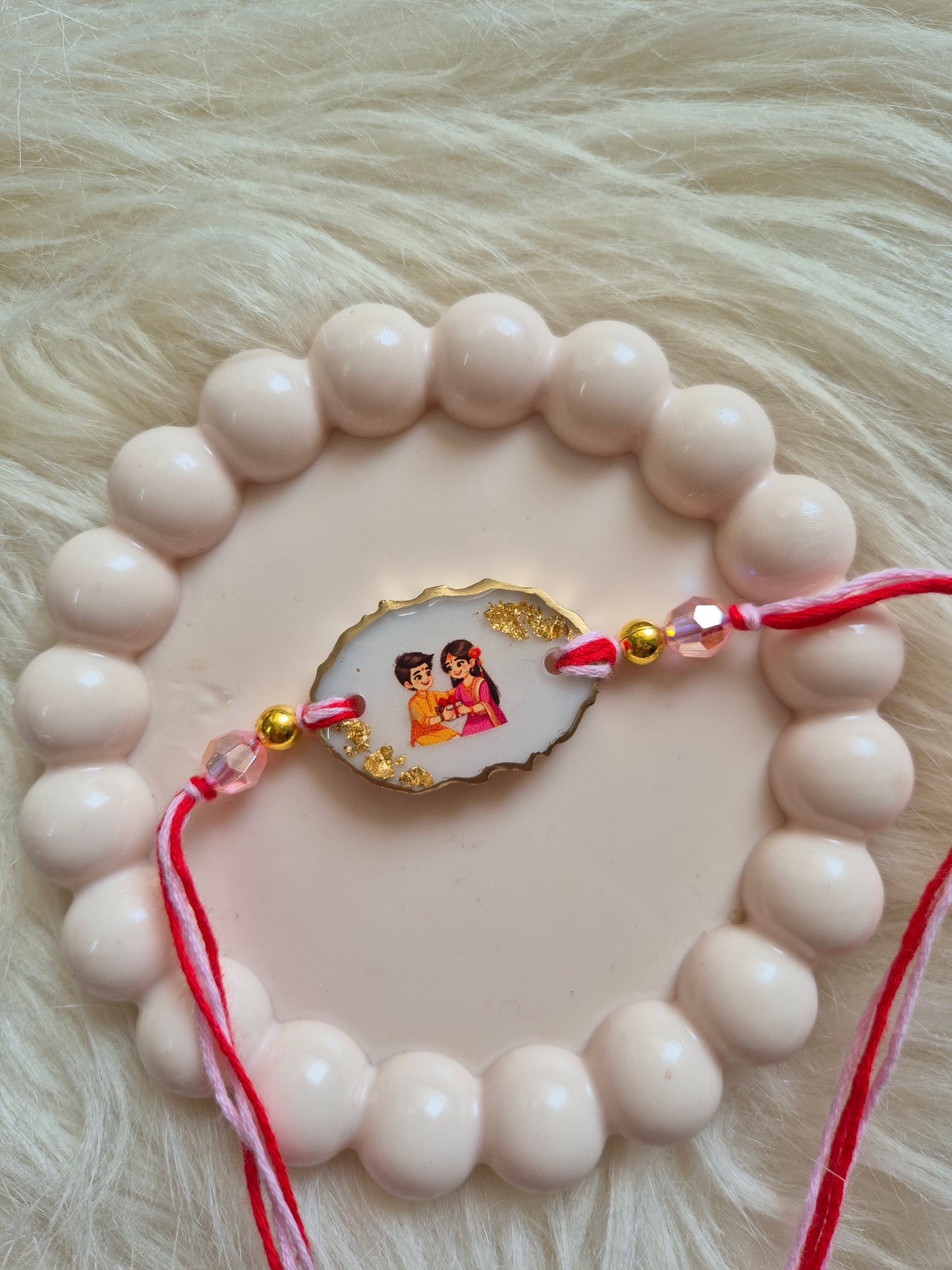 Resin Rakhi for bhai
