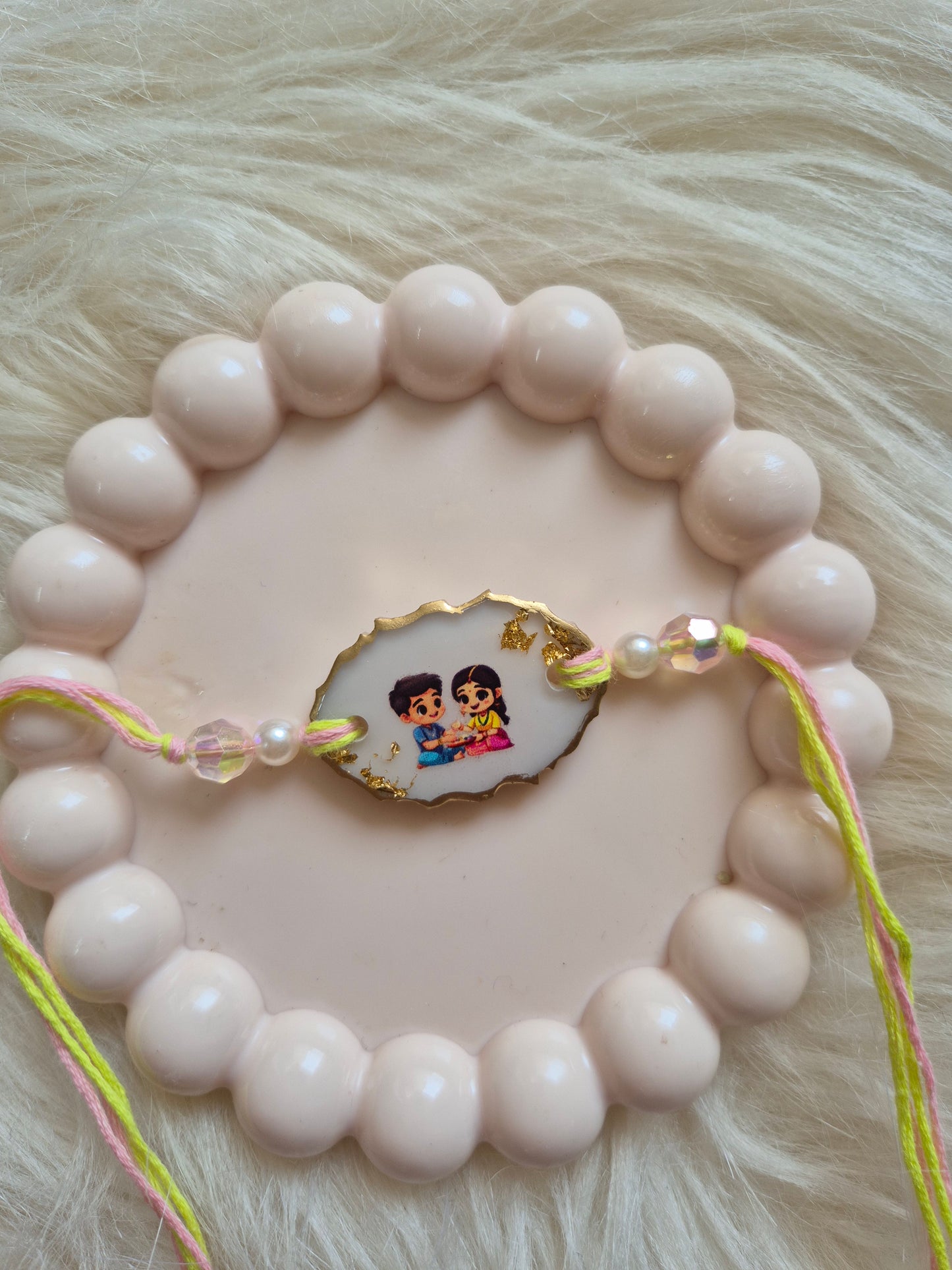 Resin Rakhi for bhai