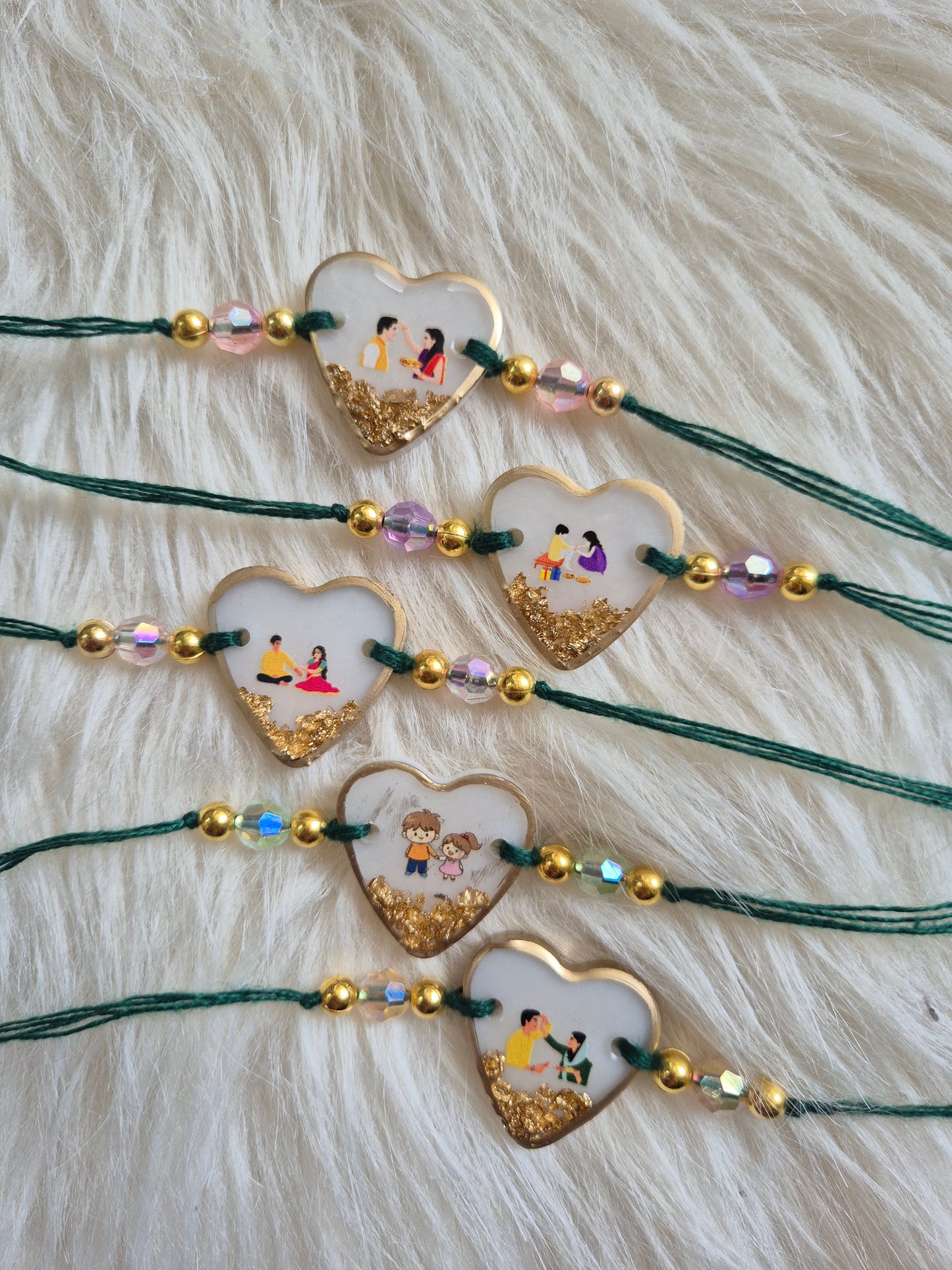 Resin Rakhi for bhai