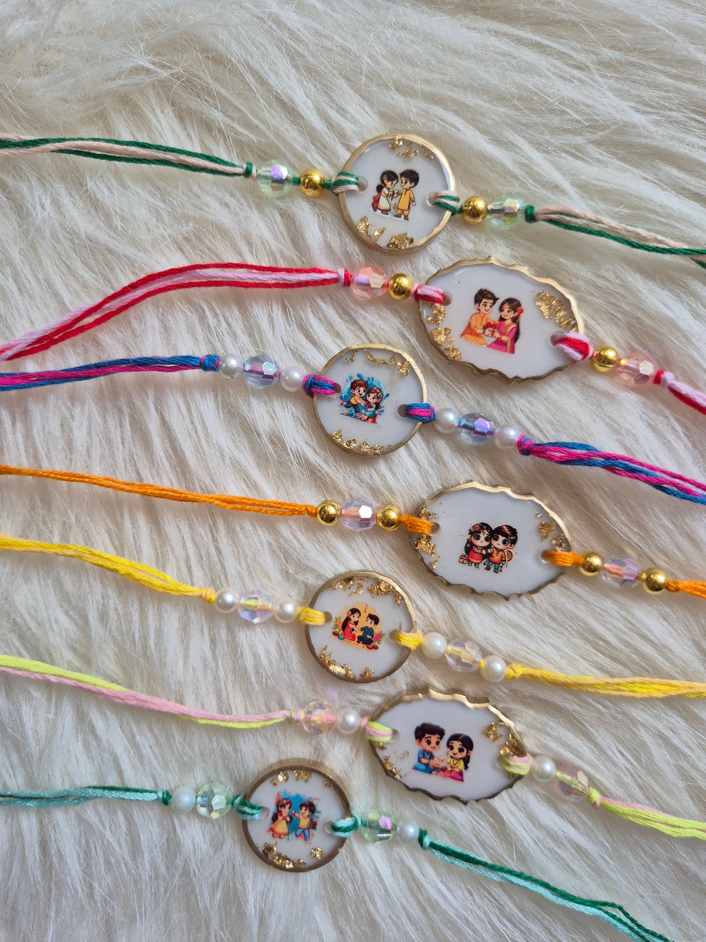 Resin Rakhi for bhai