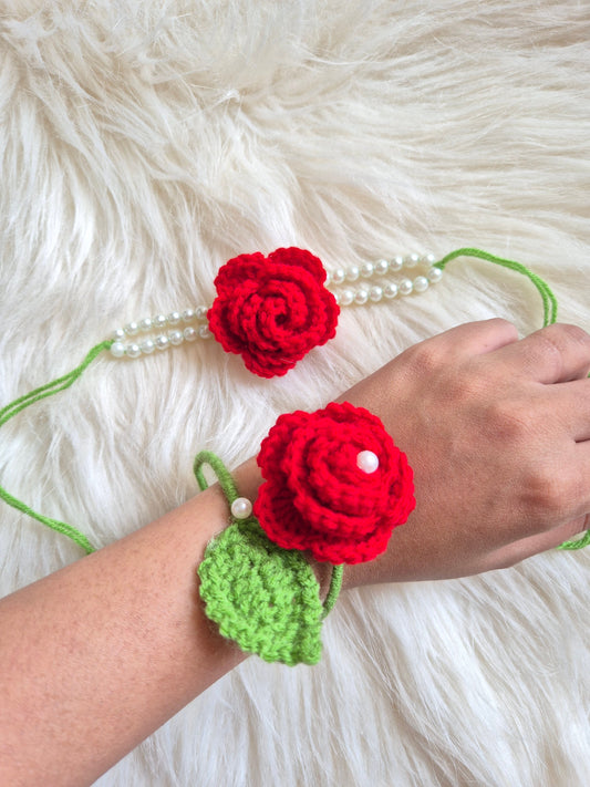 Rose Bracelet Rakhi
