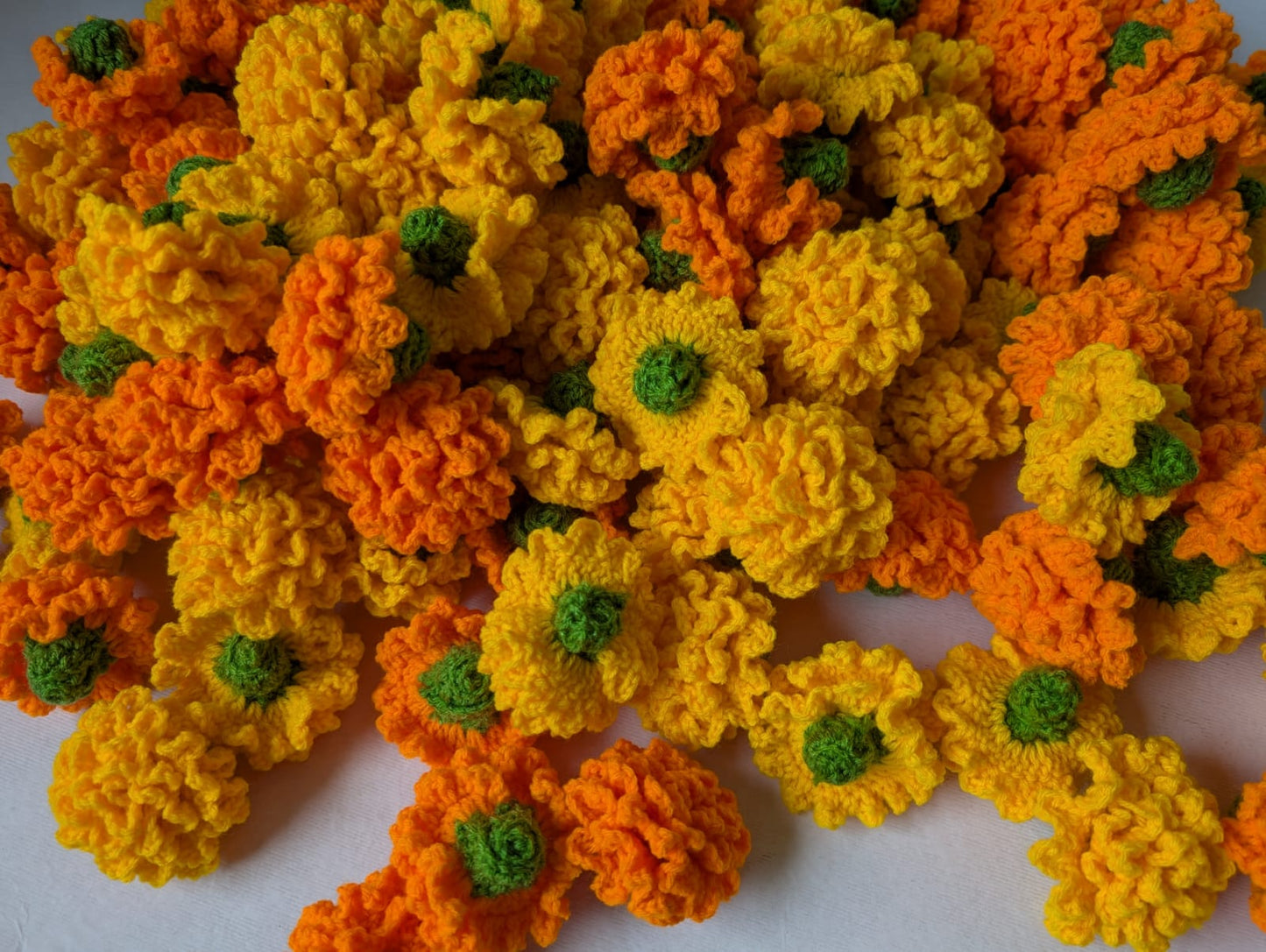 Loose Crochet Marigold