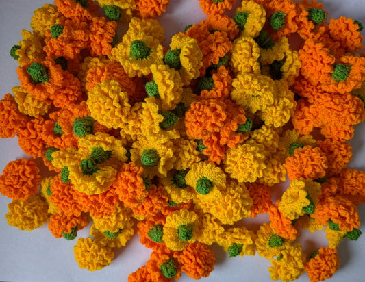 Loose Crochet Marigold