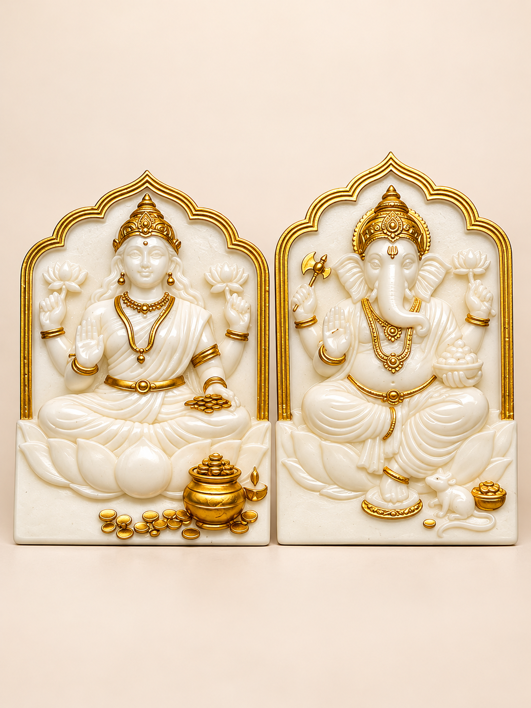Ganesh-Lakshmi Murti Frame Duo