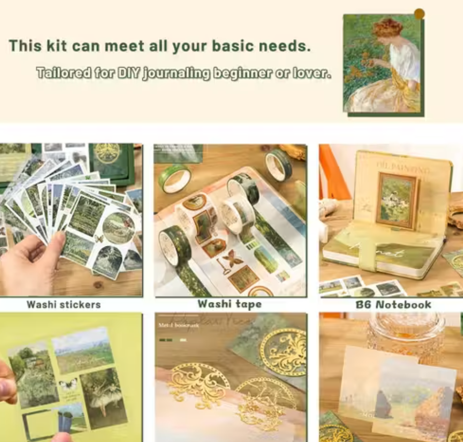 Aesthetic Scrapbook Journaling Kit