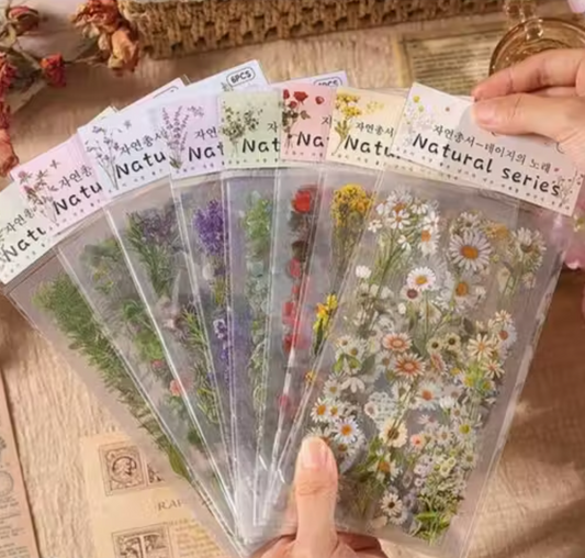 Natural Floral Series Stickers