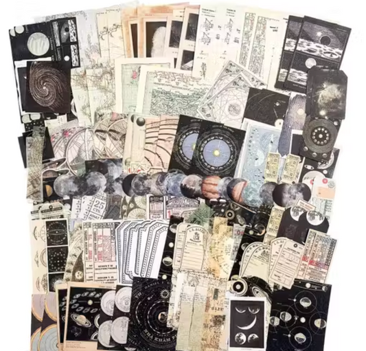 Vintage Space Scrapbook Pack