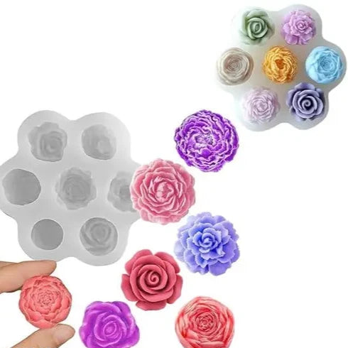 Floral silicone mould